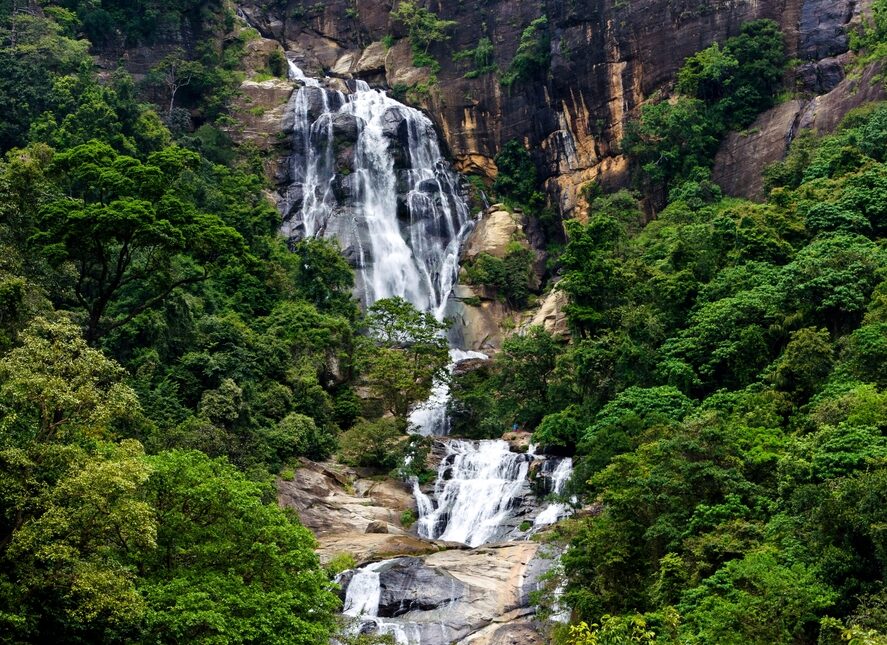 Ravana,Falls,Is,A,Popular,Sightseeing,Attraction,In,Ella,,Sri