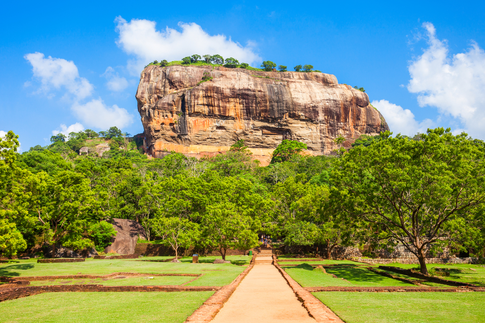 Sigiriya,Rock,Or,Lion,Rock,Is,An,Ancient,Fortress,Near